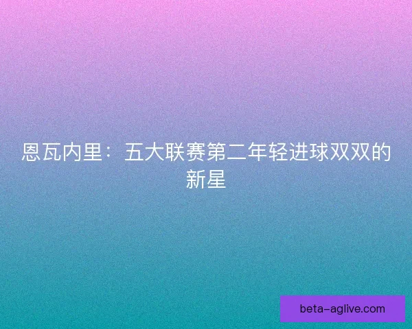 恩瓦内里：五大联赛第二年轻进球双双的新星